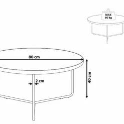Beliani Sohvapöytä Iso Vaalea Puu/musta MELODY -Ruokapöydät Myyntikauppa undef src sa picid 817121 type whitesh image scaled