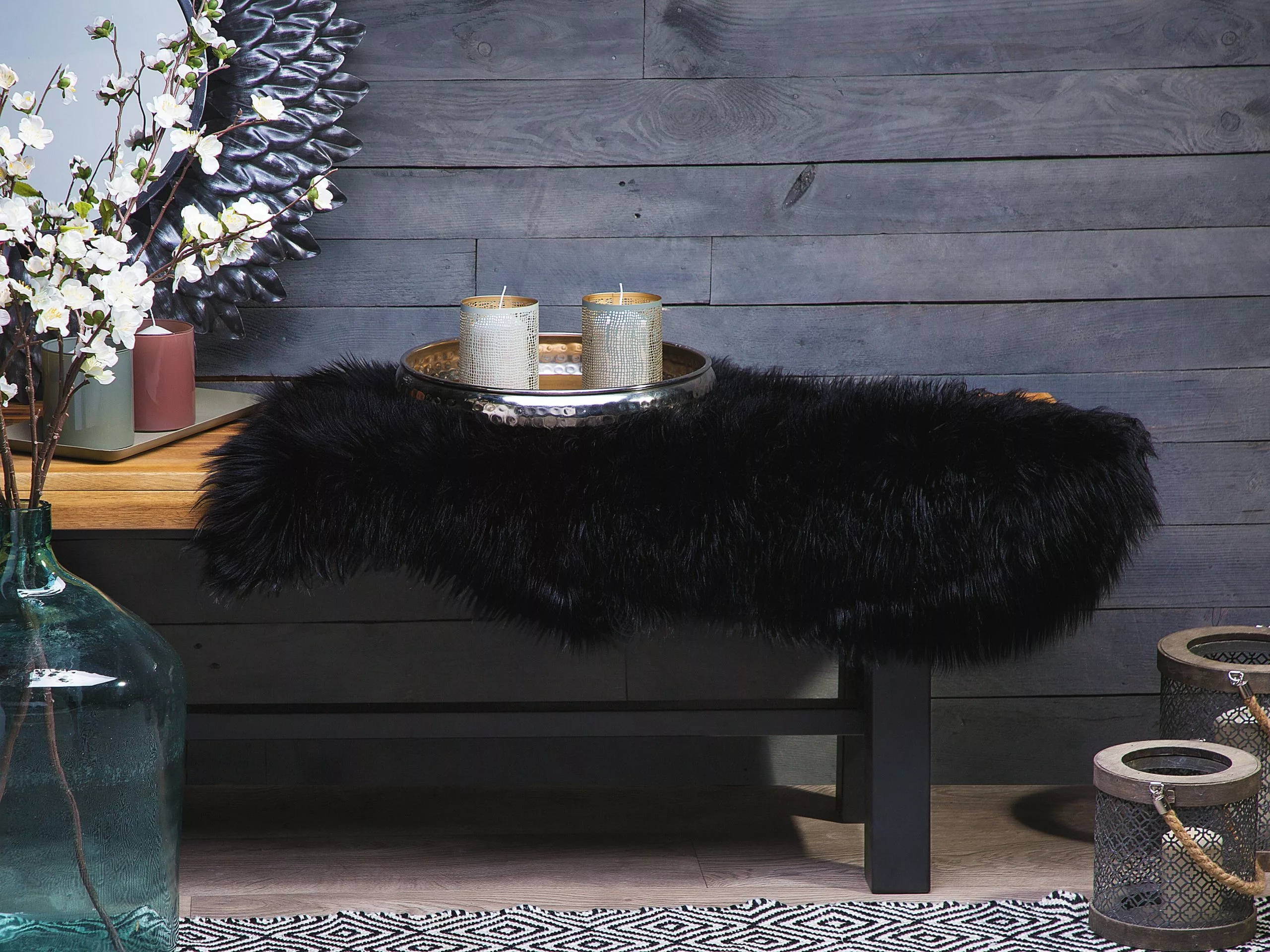 Beliani Tekotalja Musta MUNGO 4 Beliani Tekotalja Musta MUNGO - Image 2