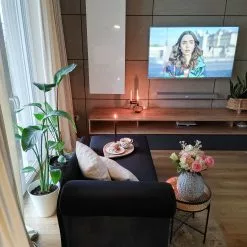 Beliani Sivupöytä Metalli Musta/luonnonväri VIENNA -Ruokapöydät Myyntikauppa undef src sa picid 817565 type whitesh image scaled