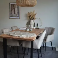 Beliani Tekotalja Beige MUNGO -Ruokapöydät Myyntikauppa undef src sa picid 818876 type whitesh image scaled