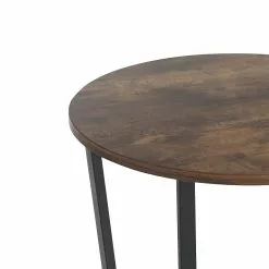 Beliani Sivupöytä Tumma Puu/musta ORICK 10 Beliani Sivupöytä Tumma Puu/musta ORICK -Ruokapöydät Myyntikauppa undef src sa picid 821107 type whitesh image scaled