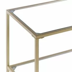 Beliani Konsolipöytä Lasitasolla Rauta Kulta ORETTA 11 Beliani Konsolipöytä Lasitasolla Rauta Kulta ORETTA -Ruokapöydät Myyntikauppa undef src sa picid 824264 type whitesh image scaled