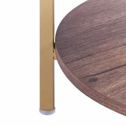 Beliani Sivupöytä Lasitasolla Kulta/tumma Puu LIBBY -Ruokapöydät Myyntikauppa undef src sa picid 824322 type whitesh image scaled