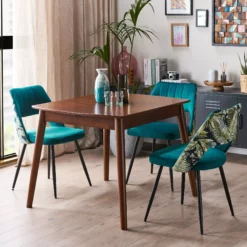 Beliani Ruokapöytä Jatkettava Tumma Puu 100/130 X 80 Cm TOMS -Ruokapöydät Myyntikauppa undef src sa picid 826936 type whitesh image scaled