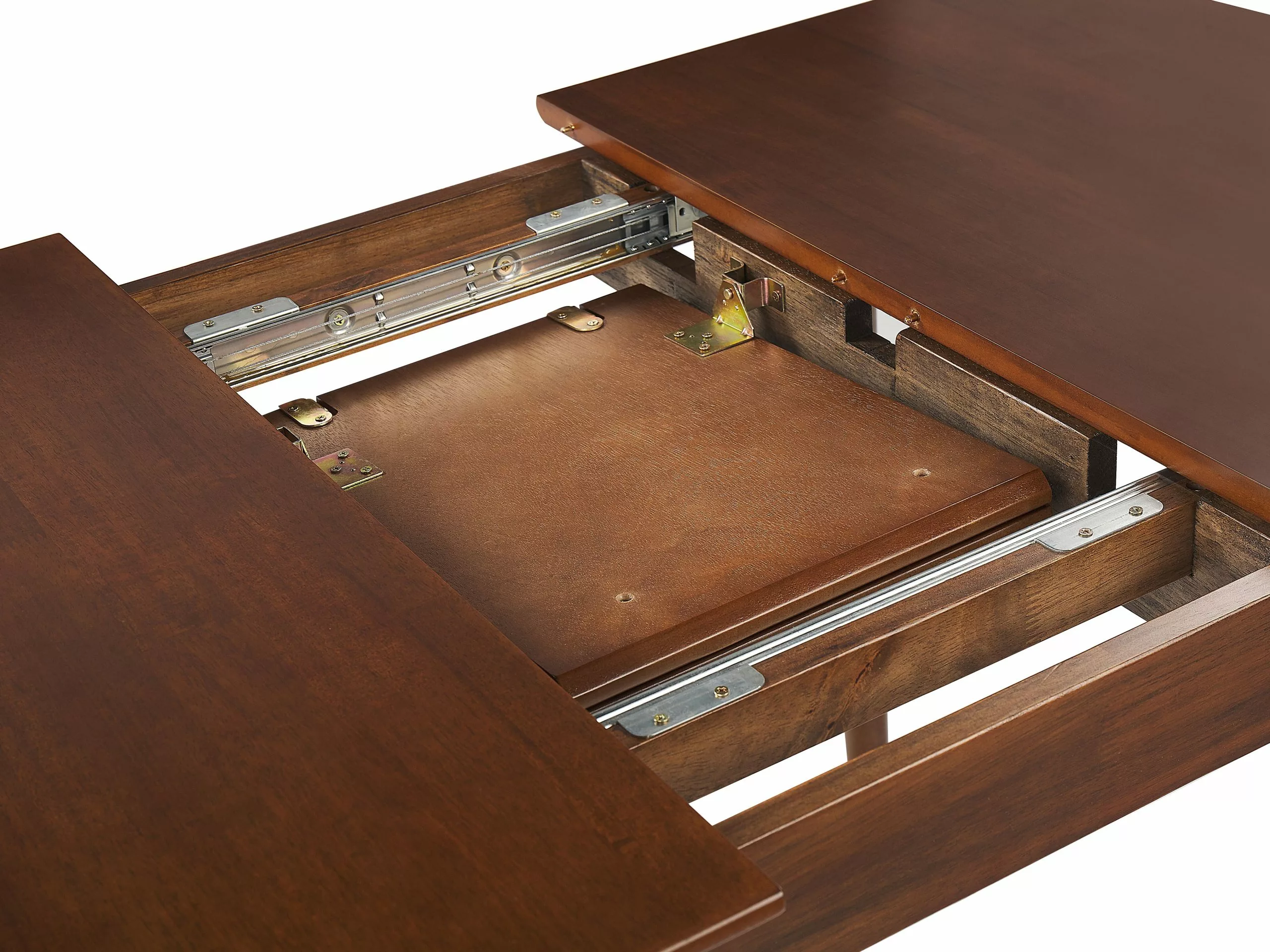 Beliani Ruokapöytä Jatkettava Tumma Puu 100/130 X 80 Cm TOMS - Image 8