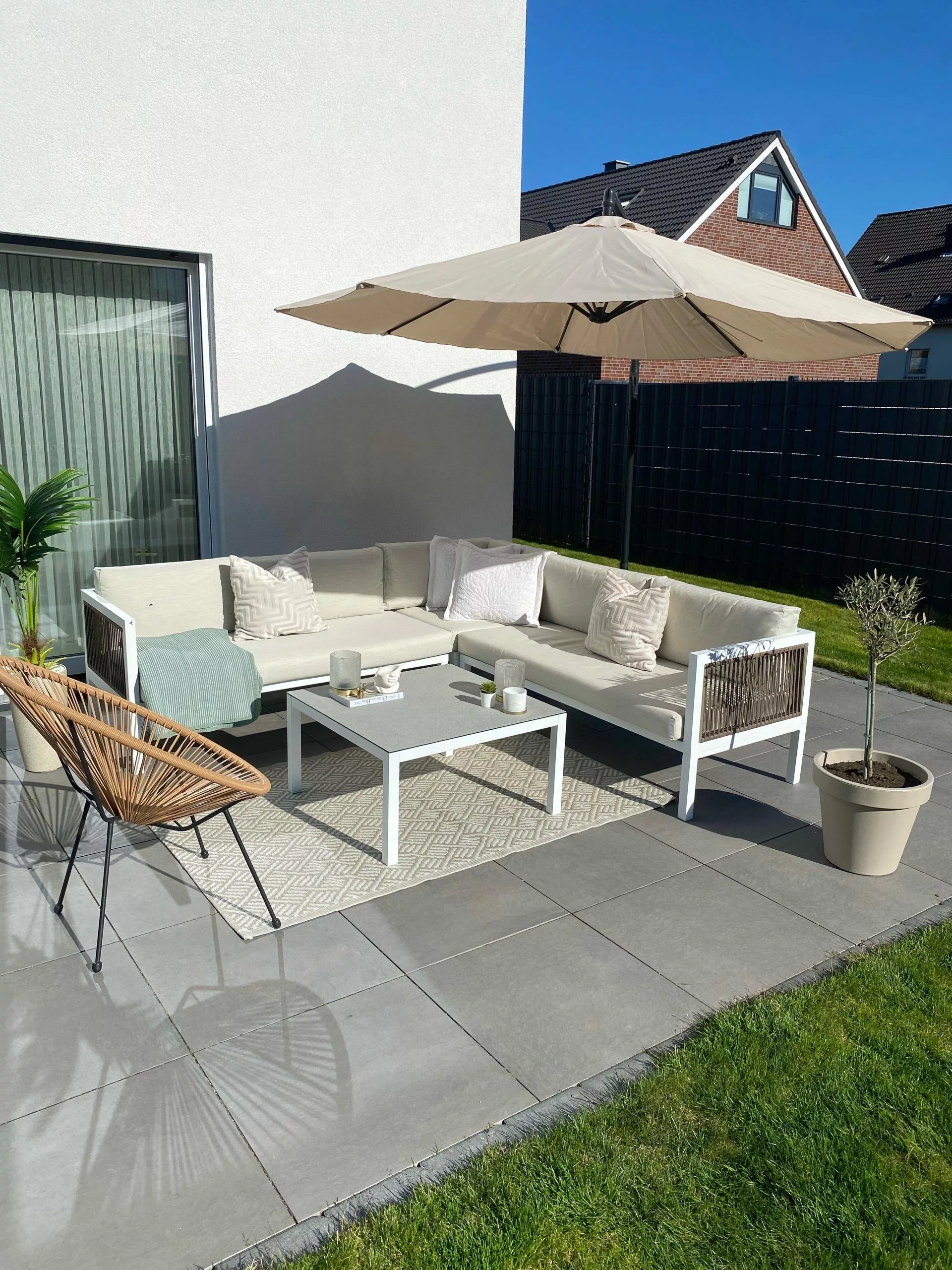 Beliani Ulkomatto Beige 120 X 180 Cm AJMER - Image 3