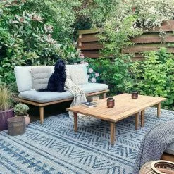 Beliani Ulkomatto Sininen 120 X 180 Cm NAGPUR 13 Beliani Ulkomatto Sininen 120 X 180 Cm NAGPUR -Ruokapöydät Myyntikauppa undef src sa picid 827611 type whitesh image