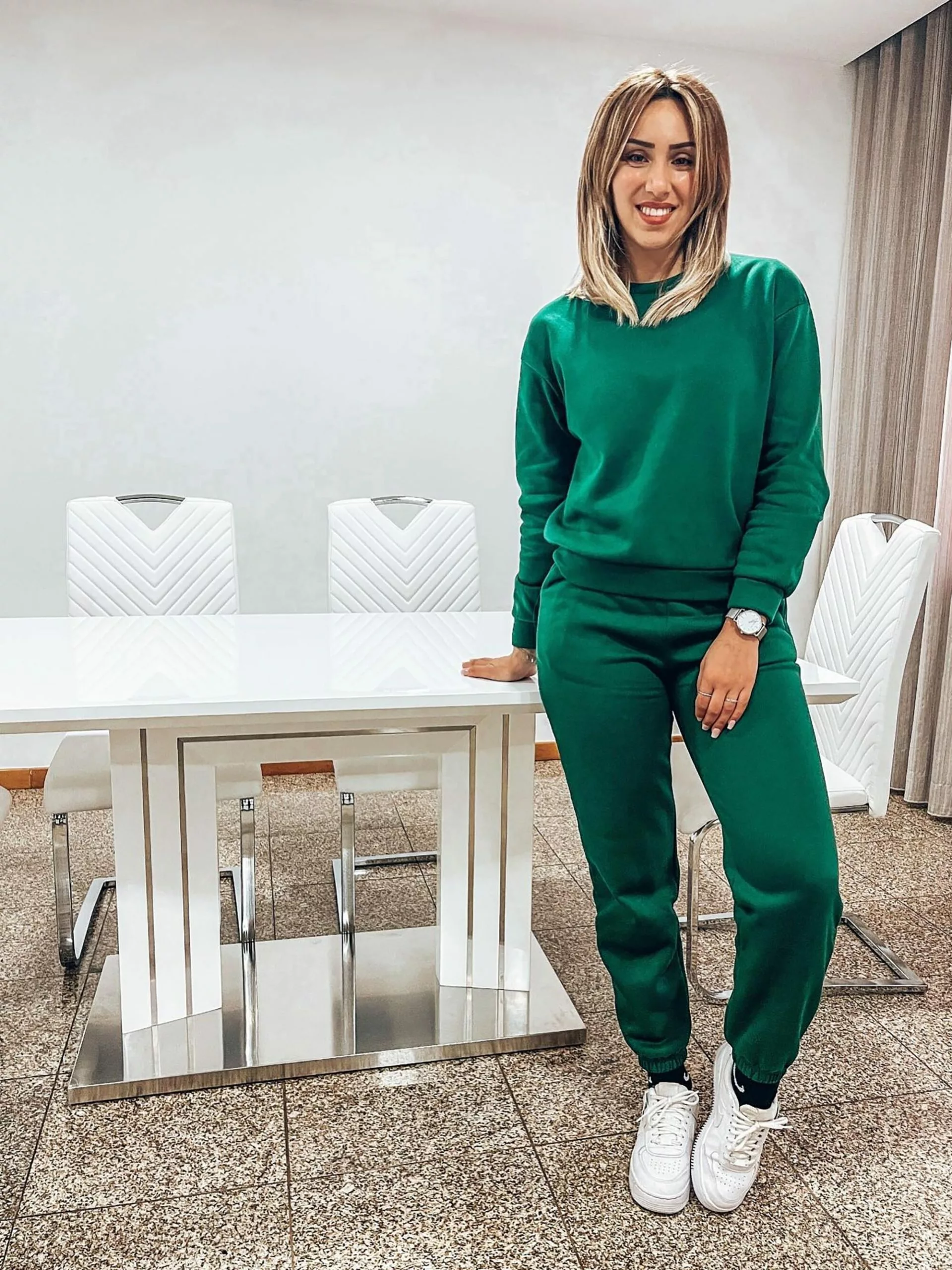 Beliani Ruokapöytä Valkoinen 180 X 90 Cm KALONA 7 Beliani Ruokapöytä Valkoinen 180 X 90 Cm KALONA - Image 5