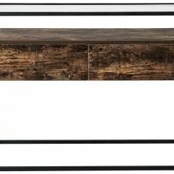 Beliani Konsolipöytä Lasitasolla 2 Laatikkoa Tumma Puu/musta MAUK 17 Beliani Konsolipöytä Lasitasolla 2 Laatikkoa Tumma Puu/musta MAUK -Ruokapöydät Myyntikauppa undef src sa picid 829052 type whitesh image scaled