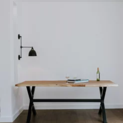 Beliani Ruokapöytä Akasiapuu Vaalea Puu/musta VALBO Useita Kokoja 16 Beliani Ruokapöytä Akasiapuu Vaalea Puu/musta VALBO Useita Kokoja -Ruokapöydät Myyntikauppa undef src sa picid 829494 type whitesh image scaled