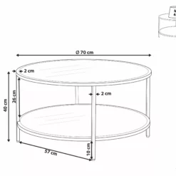 Beliani Sohvapöytä Lasitasolla Rauta Musta BIRNEY 17 Beliani Sohvapöytä Lasitasolla Rauta Musta BIRNEY -Ruokapöydät Myyntikauppa undef src sa picid 829976 type whitesh image scaled