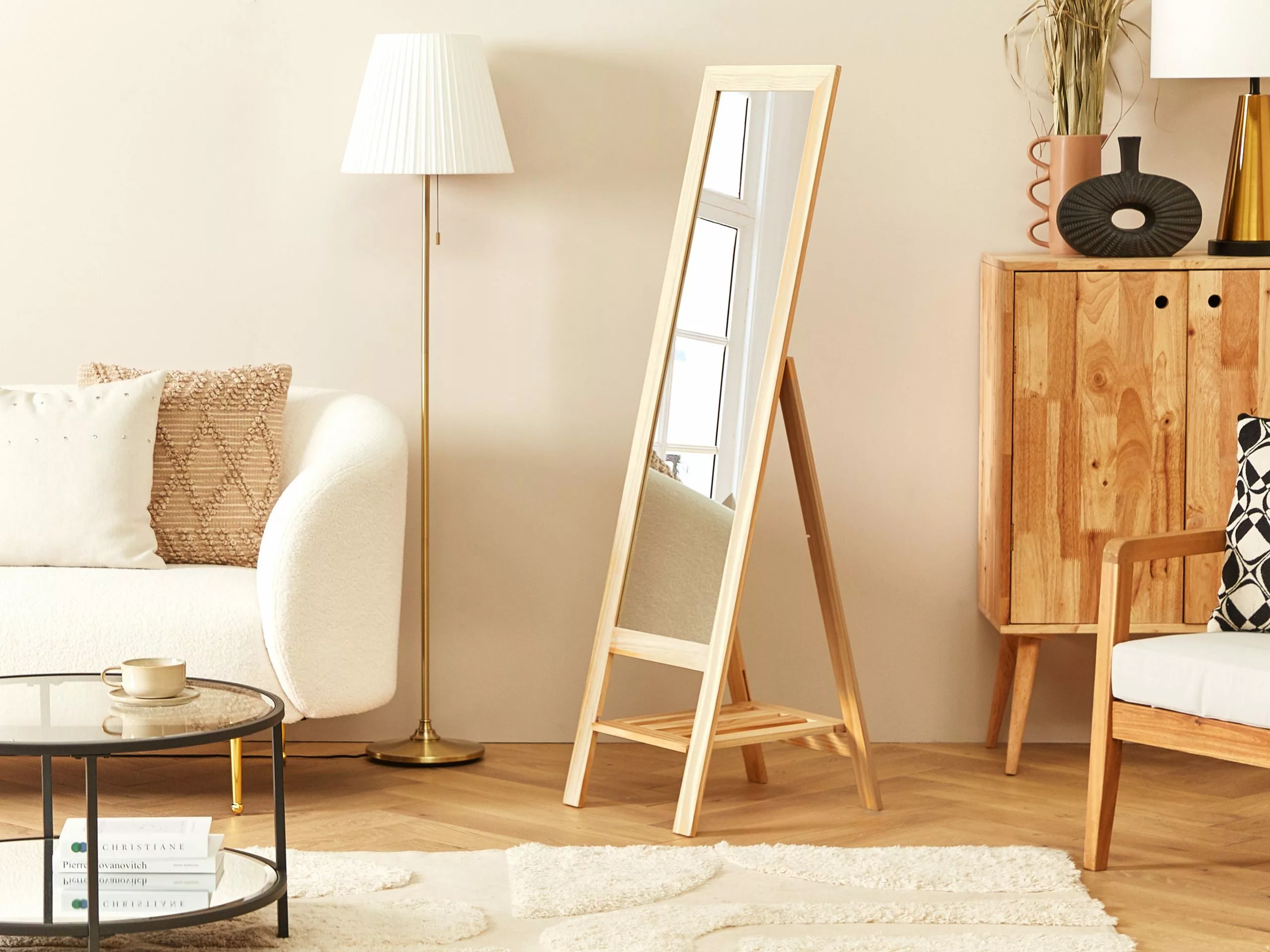 Beliani Sohvapöytä Lasitasolla Rauta Musta BIRNEY 5 Beliani Sohvapöytä Lasitasolla Rauta Musta BIRNEY - Image 3