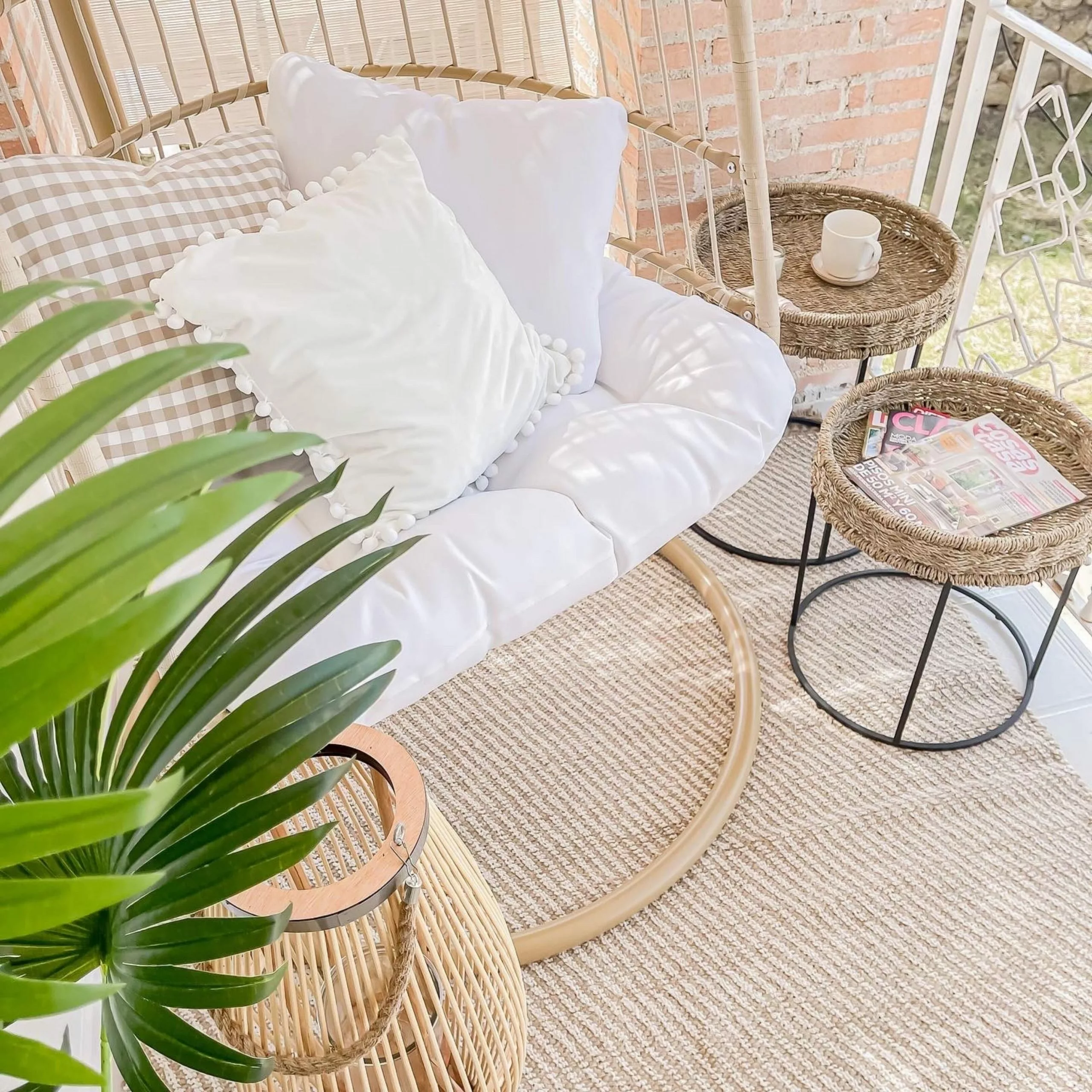 Beliani Matto Juutti Beige ALADAG Useita Kokoja - Image 7