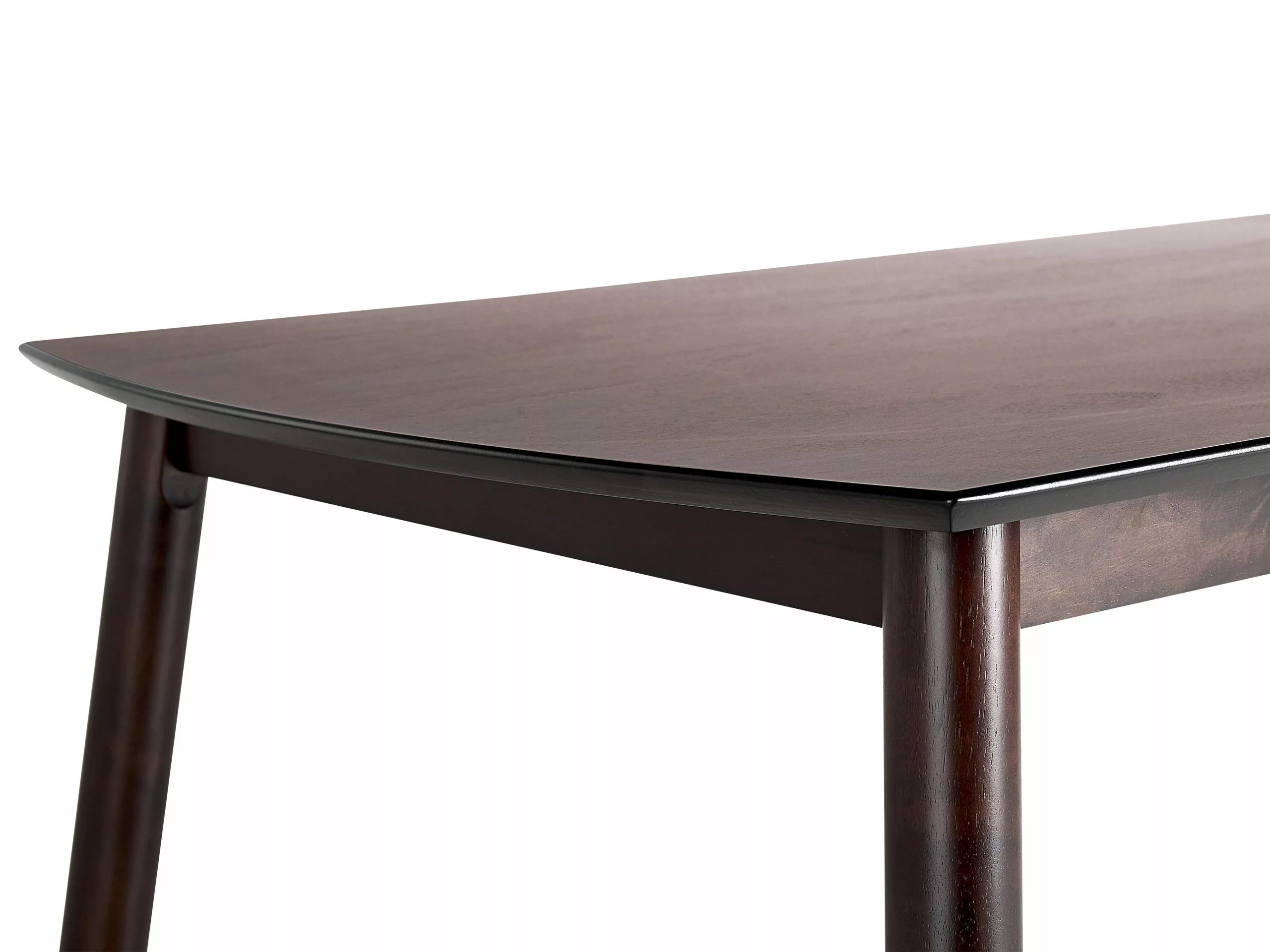 Beliani Ruokapöytä Tumma Puu 150 X 90 Cm ELBA 6 Beliani Ruokapöytä Tumma Puu 150 X 90 Cm ELBA - Image 4