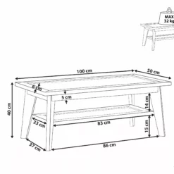 Beliani Sohvapöytä Vaalea Puu SIMLA 19 Beliani Sohvapöytä Vaalea Puu SIMLA -Ruokapöydät Myyntikauppa undef src sa picid 832904 type whitesh image scaled