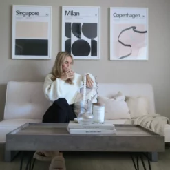 Beliani Sohvapöytä Ruskeanharmaa WELTON 13 Beliani Sohvapöytä Ruskeanharmaa WELTON -Ruokapöydät Myyntikauppa undef src sa picid 834391 type whitesh image scaled