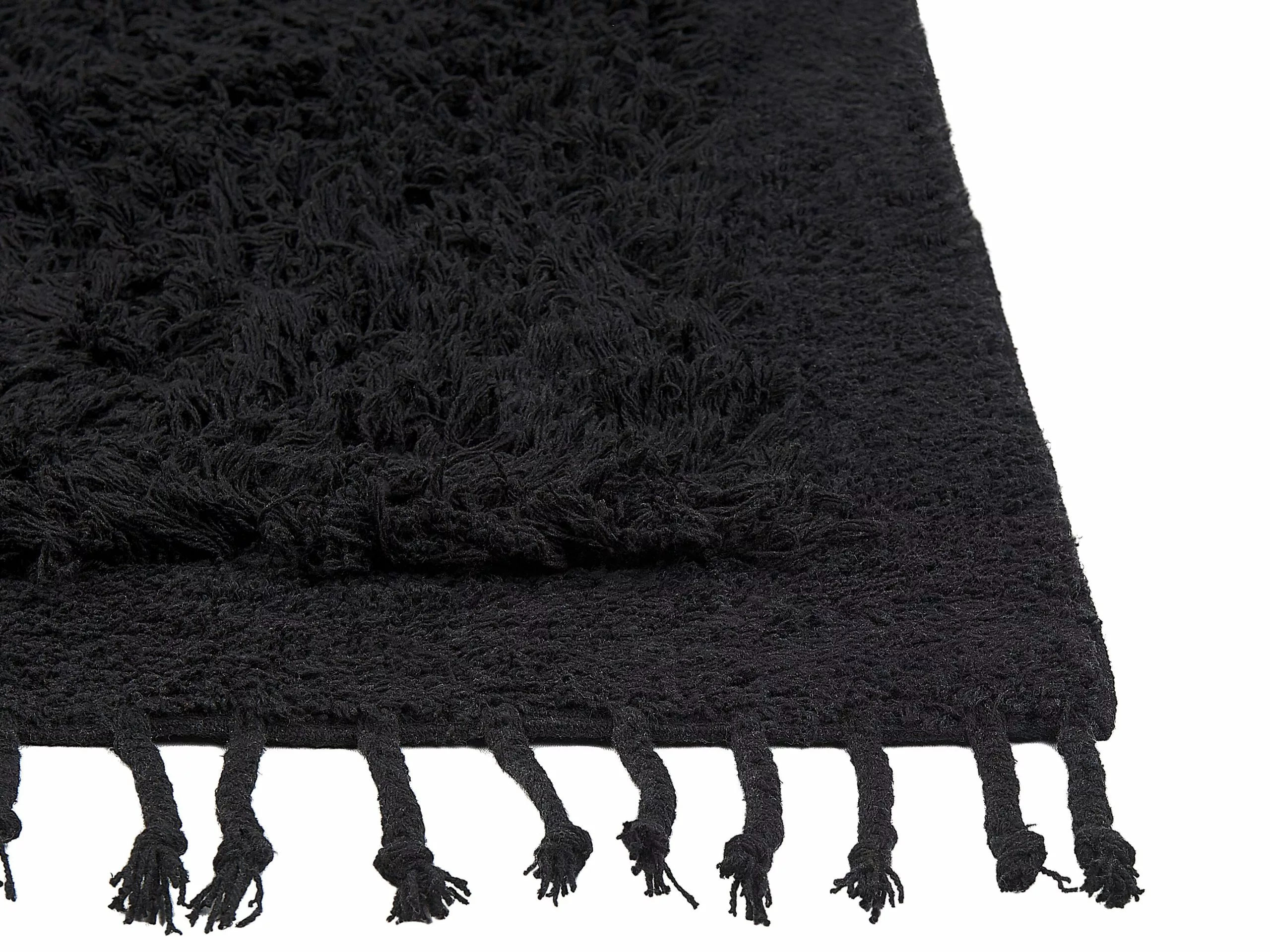 Beliani Matto Puuvilla Musta BITLIS Useita Kokoja - Image 4