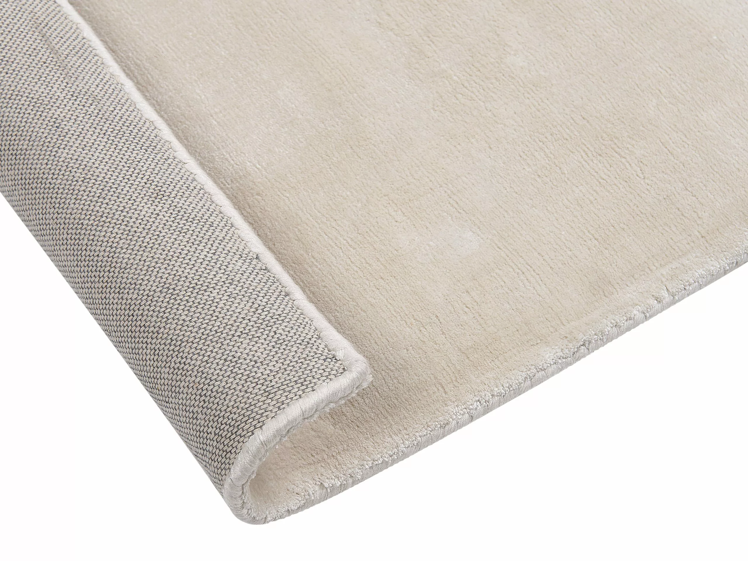 Beliani Matto Viskoosi Vaalea Beige GESI II Useita Kokoja 9 Beliani Matto Viskoosi Vaalea Beige GESI II Useita Kokoja - Image 7