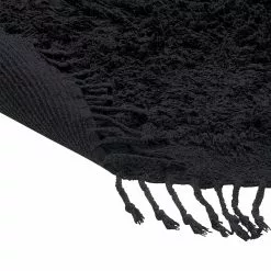 Beliani Pyöreä Matto Puuvilla Musta ⌀ 140 Cm BITLIS -Ruokapöydät Myyntikauppa undef src sa picid 837857 type whitesh image scaled