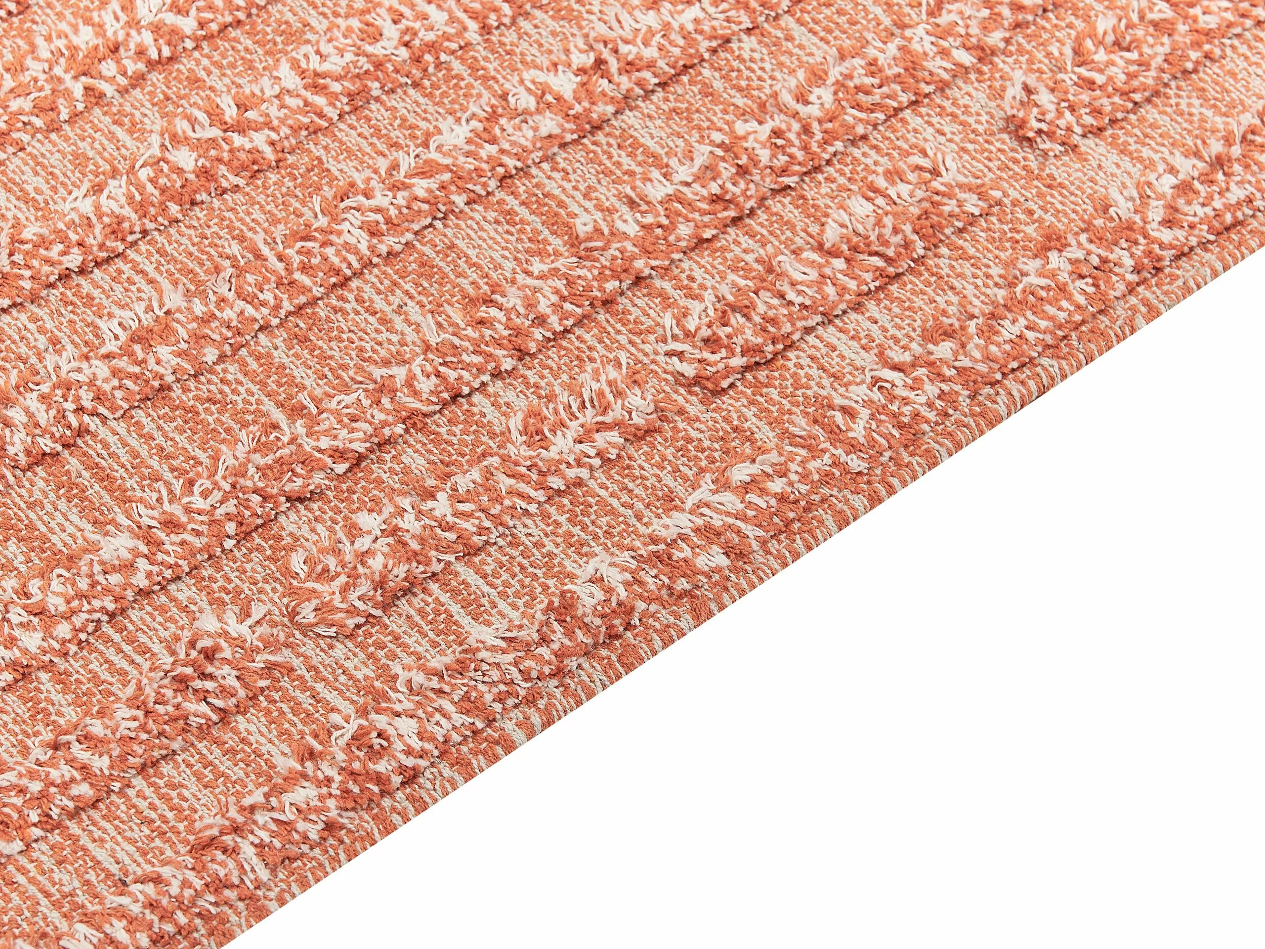 Beliani Matto Puuvilla Oranssi MUGLA Useita Kokoja - Image 4