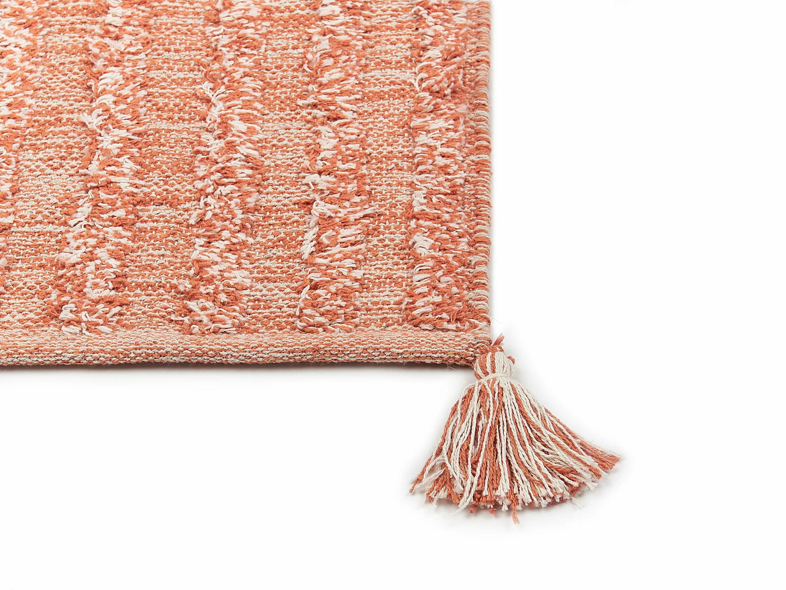 Beliani Matto Puuvilla Oranssi MUGLA Useita Kokoja - Image 6