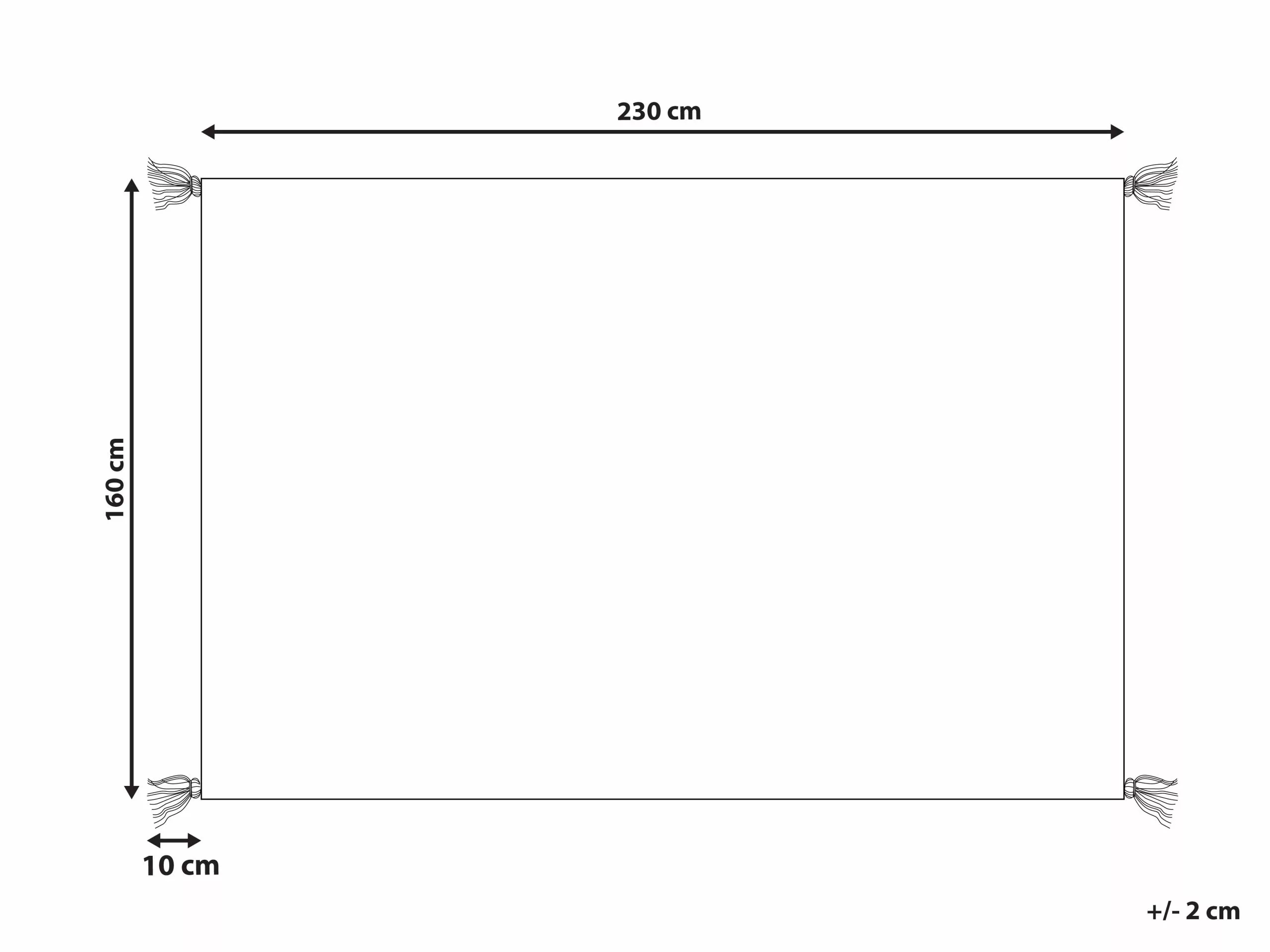 Beliani Matto Puuvilla Oranssi MUGLA Useita Kokoja - Image 7