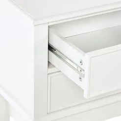 Beliani Konsolipöytä 3 Laatikkoa Valkoinen LAMAR -Ruokapöydät Myyntikauppa undef src sa picid 840571 type whitesh image scaled