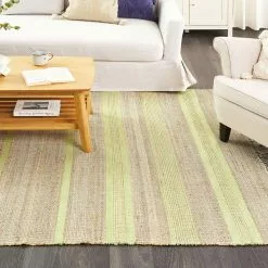 Beliani Matto Juutti Beige/vaaleanvihreä TALPUR Useita Kokoja -Ruokapöydät Myyntikauppa undef src sa picid 845669 type color image scaled