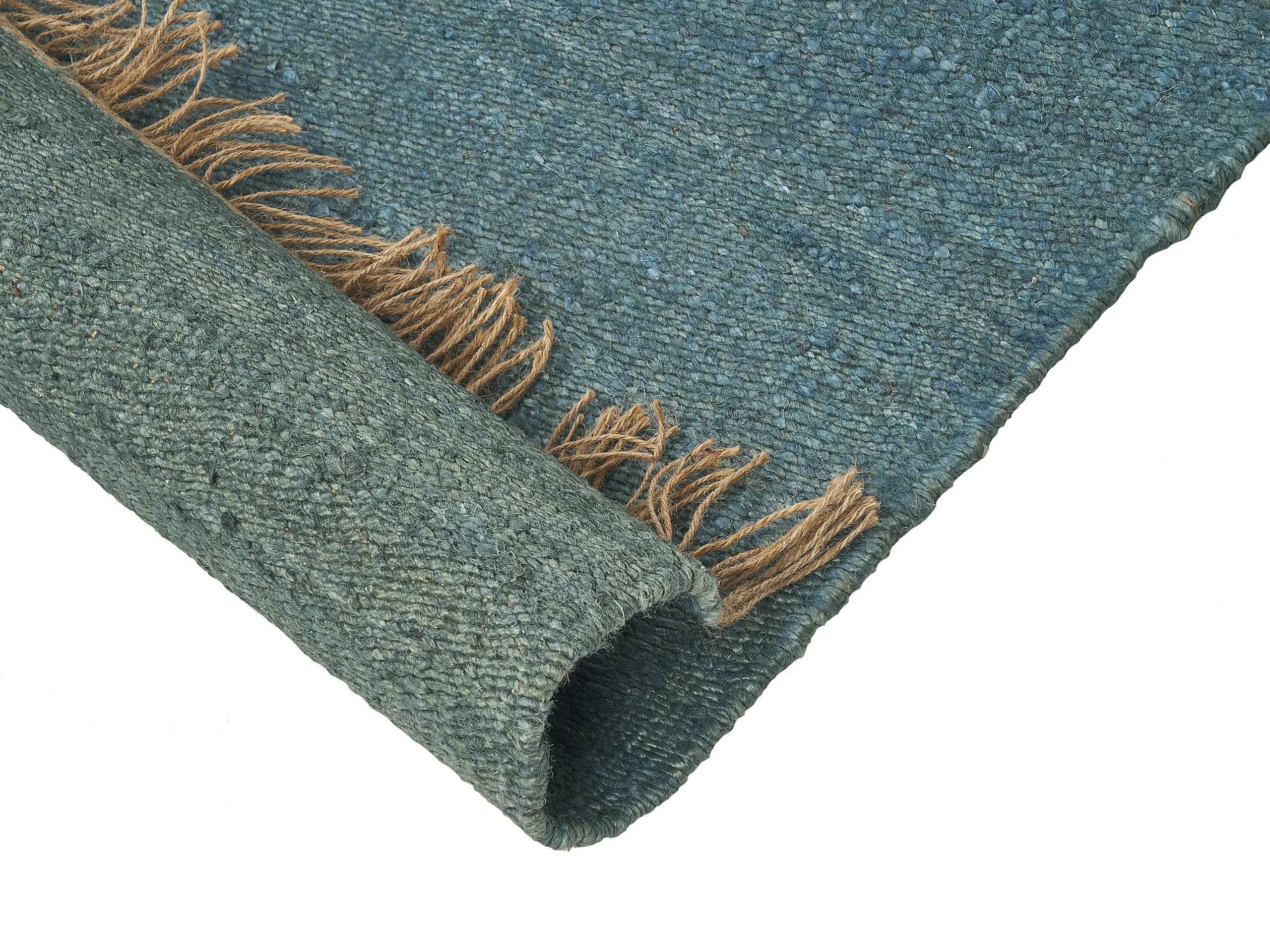 Beliani Matto Juutti Sininen LUNIA Useita Kokoja 6 Beliani Matto Juutti Sininen LUNIA Useita Kokoja - Image 4