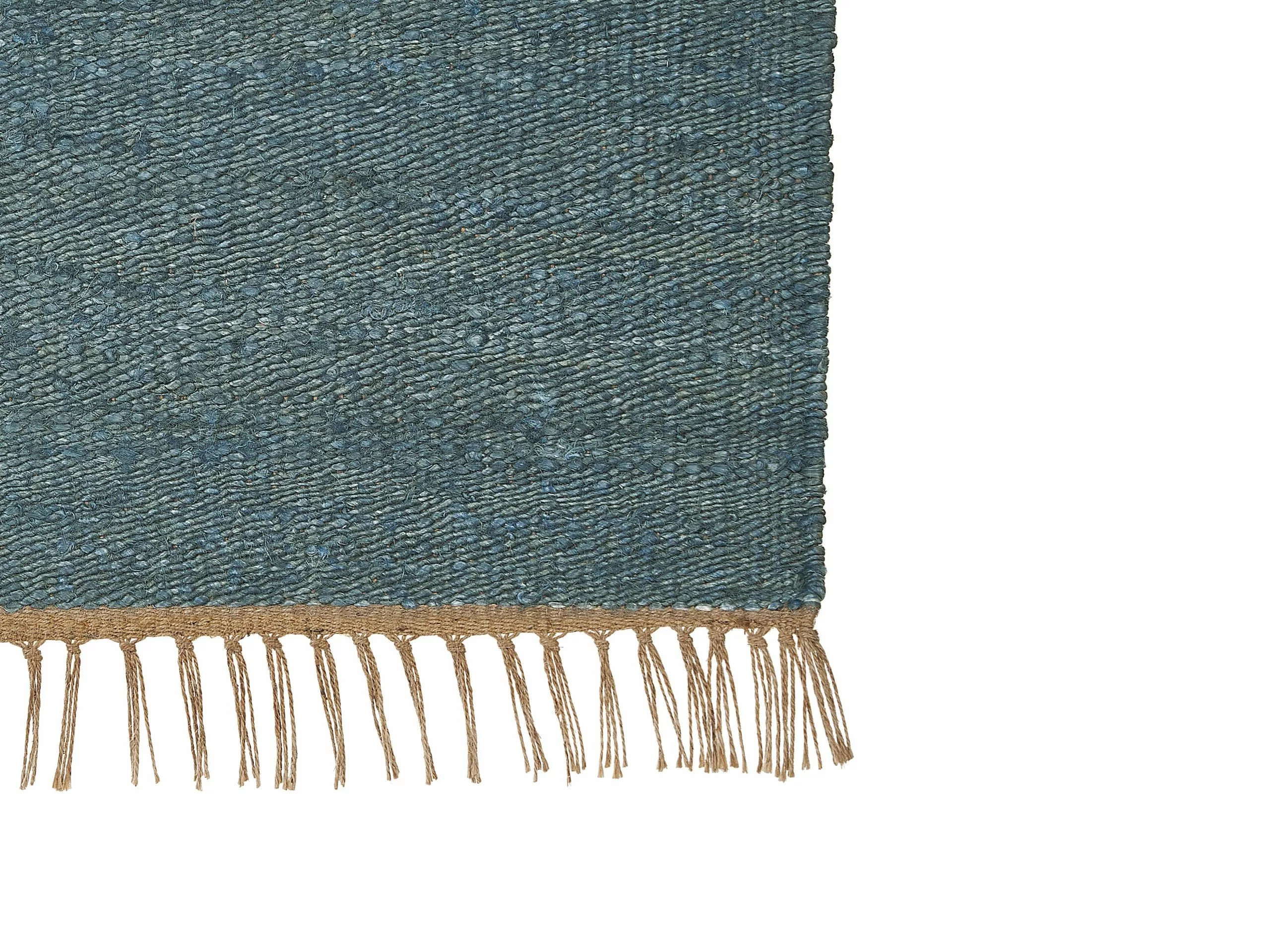 Beliani Matto Juutti Sininen LUNIA Useita Kokoja 7 Beliani Matto Juutti Sininen LUNIA Useita Kokoja - Image 5