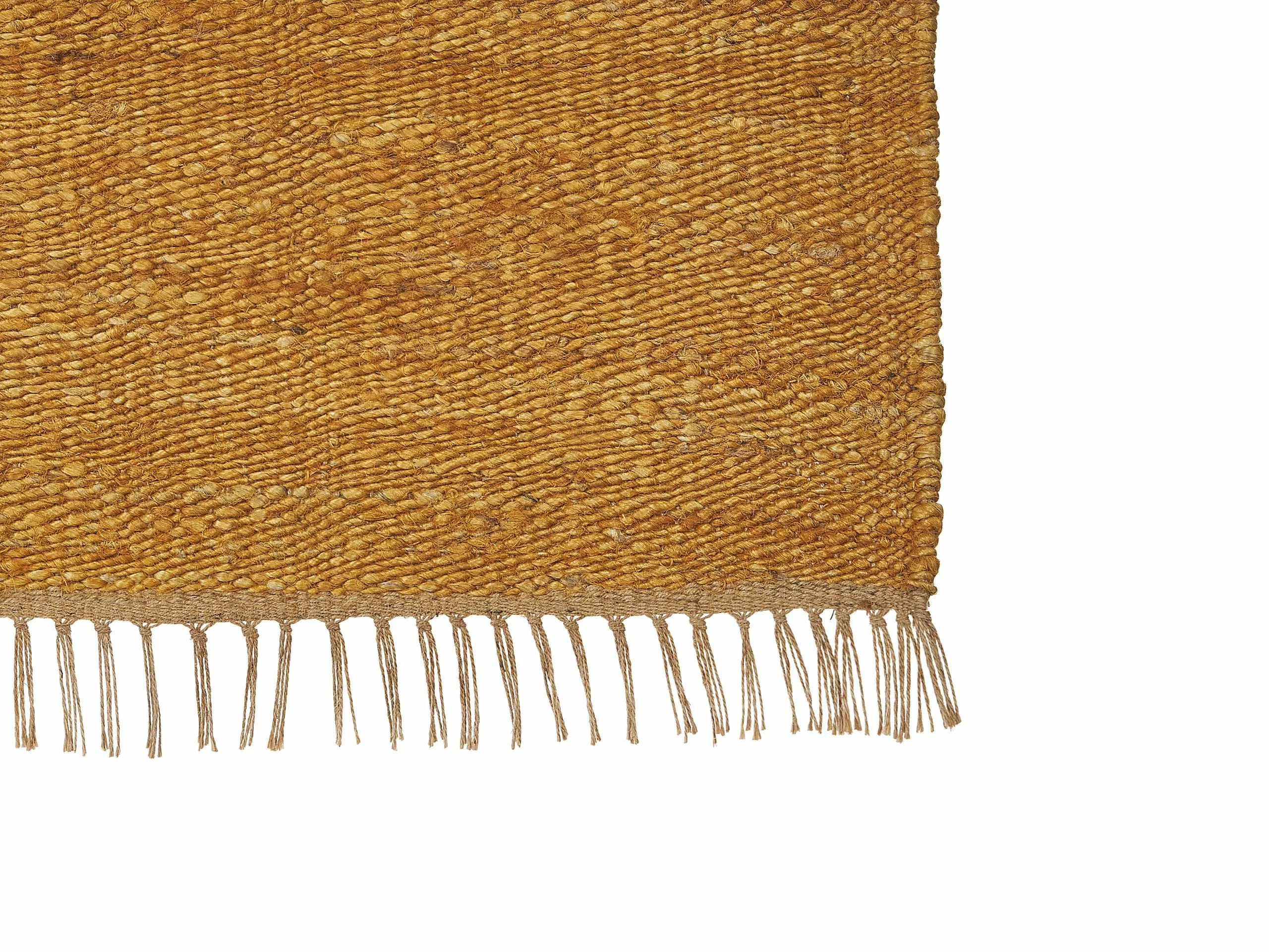 Beliani Matto Juutti Sinapinkeltainen LUNIA Useita Kokoja 7 Beliani Matto Juutti Sinapinkeltainen LUNIA Useita Kokoja - Image 5