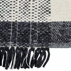 Beliani Matto Villa Valkoinen/musta KETENLI Useita Kokoja -Ruokapöydät Myyntikauppa undef src sa picid 847452 type whitesh image scaled