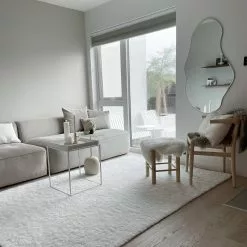 Beliani Sivupöytä Metalli Valkoinen SAXON -Ruokapöydät Myyntikauppa undef src sa picid 847968 type whitesh image 1 scaled