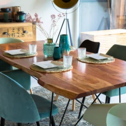 Beliani Ruokapöytä Akasiapuu Tumma Puu/musta MUMBAI Useita Kokoja -Ruokapöydät Myyntikauppa undef src sa picid 849470 type whitesh image scaled