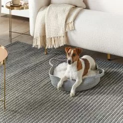 Beliani Matto Villa Tummanharmaa KILIS Useita Kokoja -Ruokapöydät Myyntikauppa undef src sa picid 850171 type color image scaled