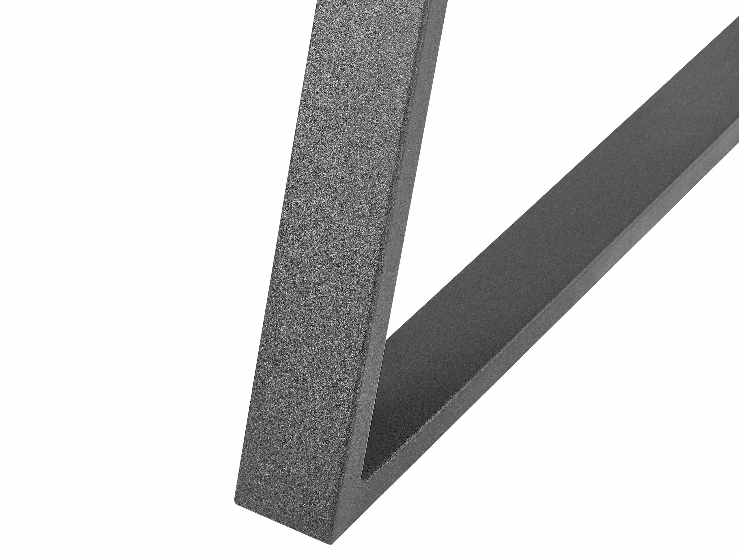 Beliani Ruokapöytä Vaalea Puu/musta 140 X 80 Cm UPTON 8 Beliani Ruokapöytä Vaalea Puu/musta 140 X 80 Cm UPTON - Image 6