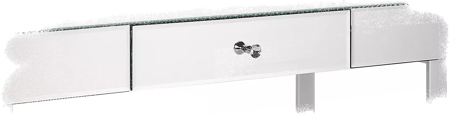 Beliani Sohvapöytä Peililasi Laatikko Hopea NESLE 5 Beliani Sohvapöytä Peililasi Laatikko Hopea NESLE - Image 3