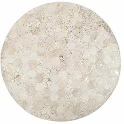 Beliani Matto Lehmännahka Harmaa ⌀ 140 Cm ZEYTIN -Ruokapöydät Myyntikauppa undef src sa picid 851006 type whitesh image scaled