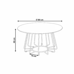 Beliani Sohvapöytä Metalli Marmorikuvio Musta BERNIE 13 Beliani Sohvapöytä Metalli Marmorikuvio Musta BERNIE -Ruokapöydät Myyntikauppa undef src sa picid 851340 type whitesh image scaled