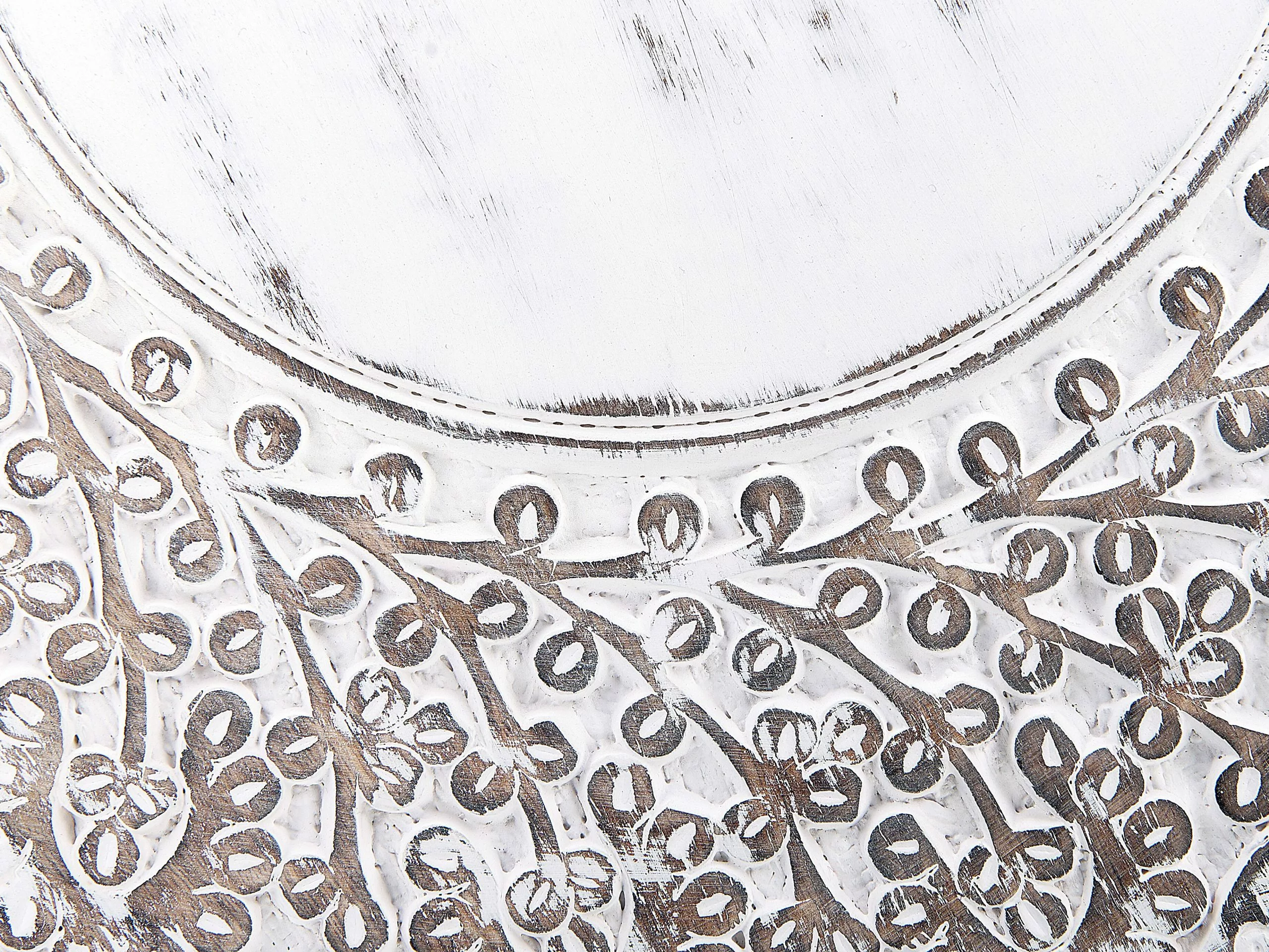 Beliani Sivupöytä Mangopuu Luonnonvalkoinen BADHI 7 Beliani Sivupöytä Mangopuu Luonnonvalkoinen BADHI - Image 5