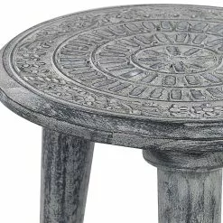 Beliani Sivupöytäsetti Mangopuu Harmaa 2 Kpl JATRA -Ruokapöydät Myyntikauppa undef src sa picid 852303 type whitesh image scaled