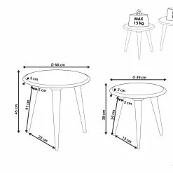 Beliani Sivupöytäsetti Vaalea Mangopuu 2 Kpl HURSI 15 Beliani Sivupöytäsetti Vaalea Mangopuu 2 Kpl HURSI -Ruokapöydät Myyntikauppa undef src sa picid 852362 type whitesh image scaled