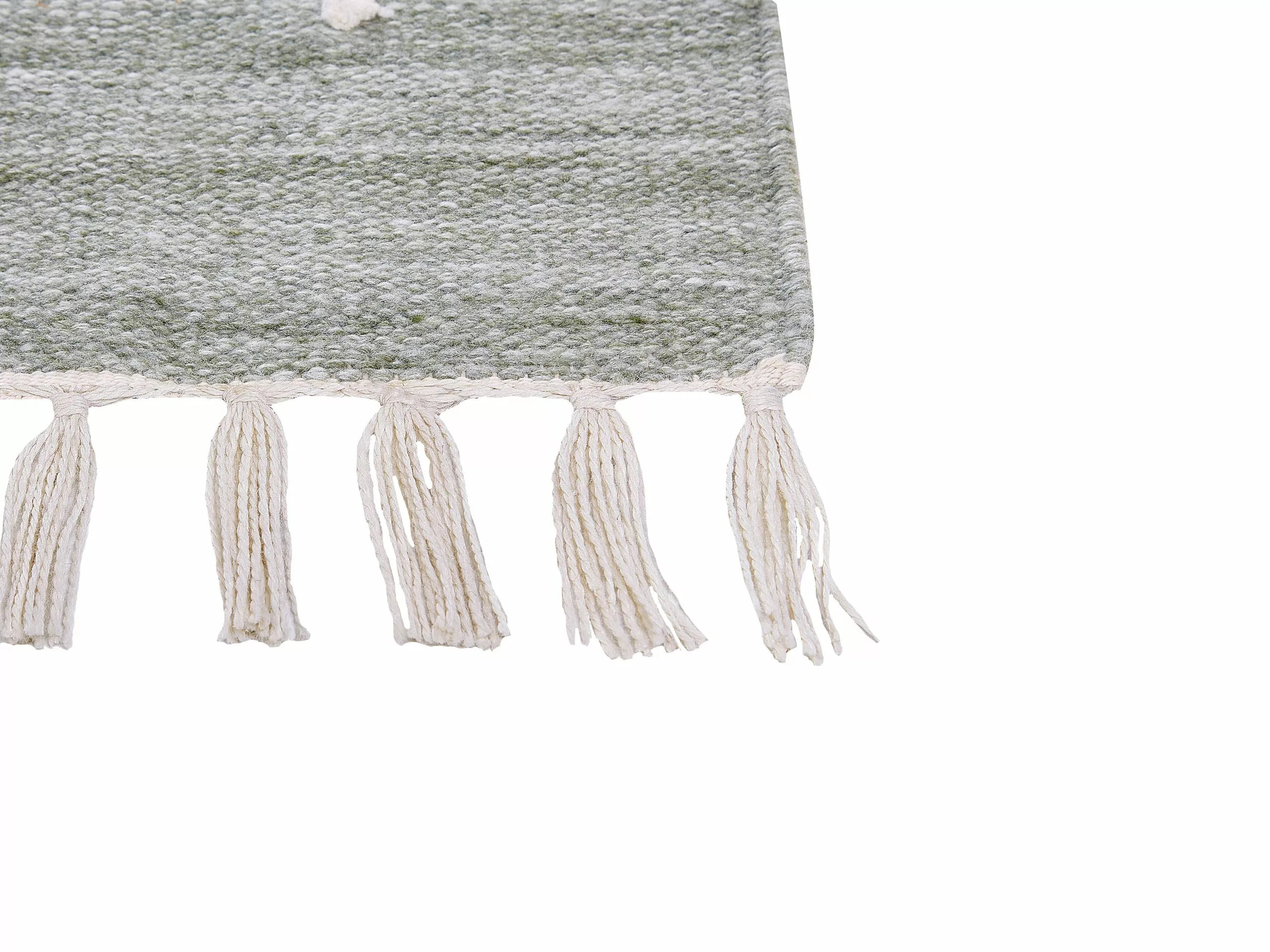 Beliani Matto Kangas Vaaleanharmaa YAVU Useita Kokoja 7 Beliani Matto Kangas Vaaleanharmaa YAVU Useita Kokoja - Image 5