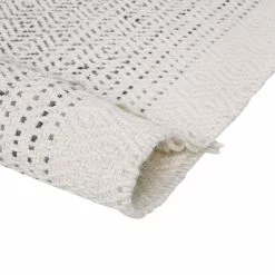 Beliani Matto Villa Valkoinen/harmaa 80 X 150 Cm OMERLI -Ruokapöydät Myyntikauppa undef src sa picid 852621 type whitesh image scaled